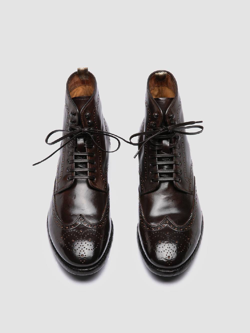 Officine Creative PRINCE 612 Stivaletti in Pelle Marrone Promozione