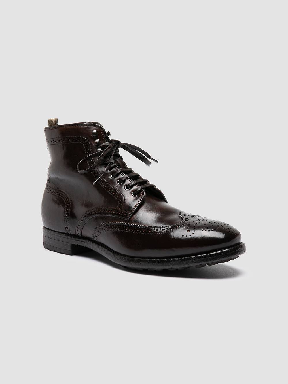 Officine Creative PRINCE 612 Stivaletti in Pelle Marrone Promozione