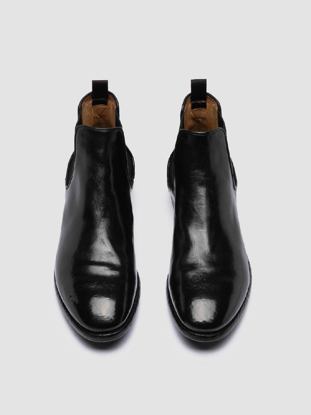 Officine Creative PRINCE 617 Stivaletti Chelsea in Pelle Nera Spedizione Gratuita