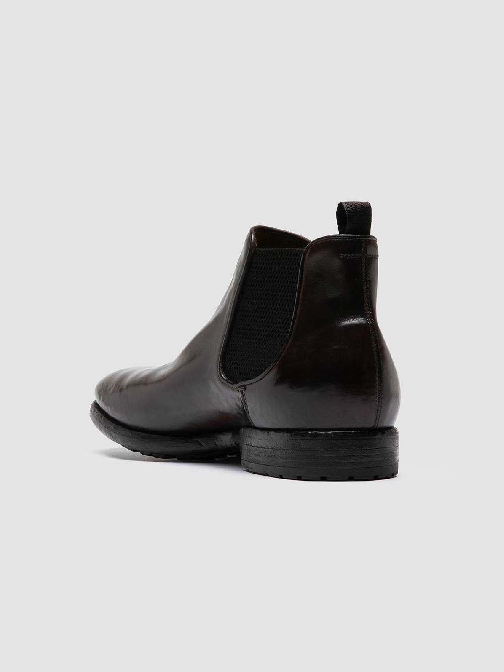Officine Creative PRINCE 617 Stivaletti Chelsea in Pelle Marrone Pezzi Unici