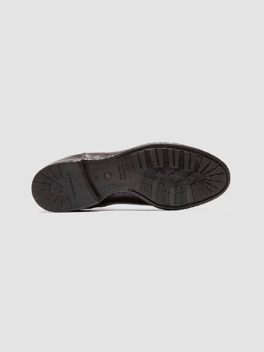 Officine Creative PRINCE 617 Stivaletti Chelsea in Pelle Marrone Pezzi Unici