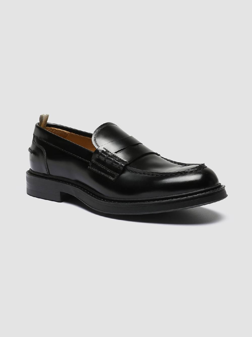 Officine Creative UNIFORM 001 Mocassini in Pelle Nera Soddisfazione Garantita