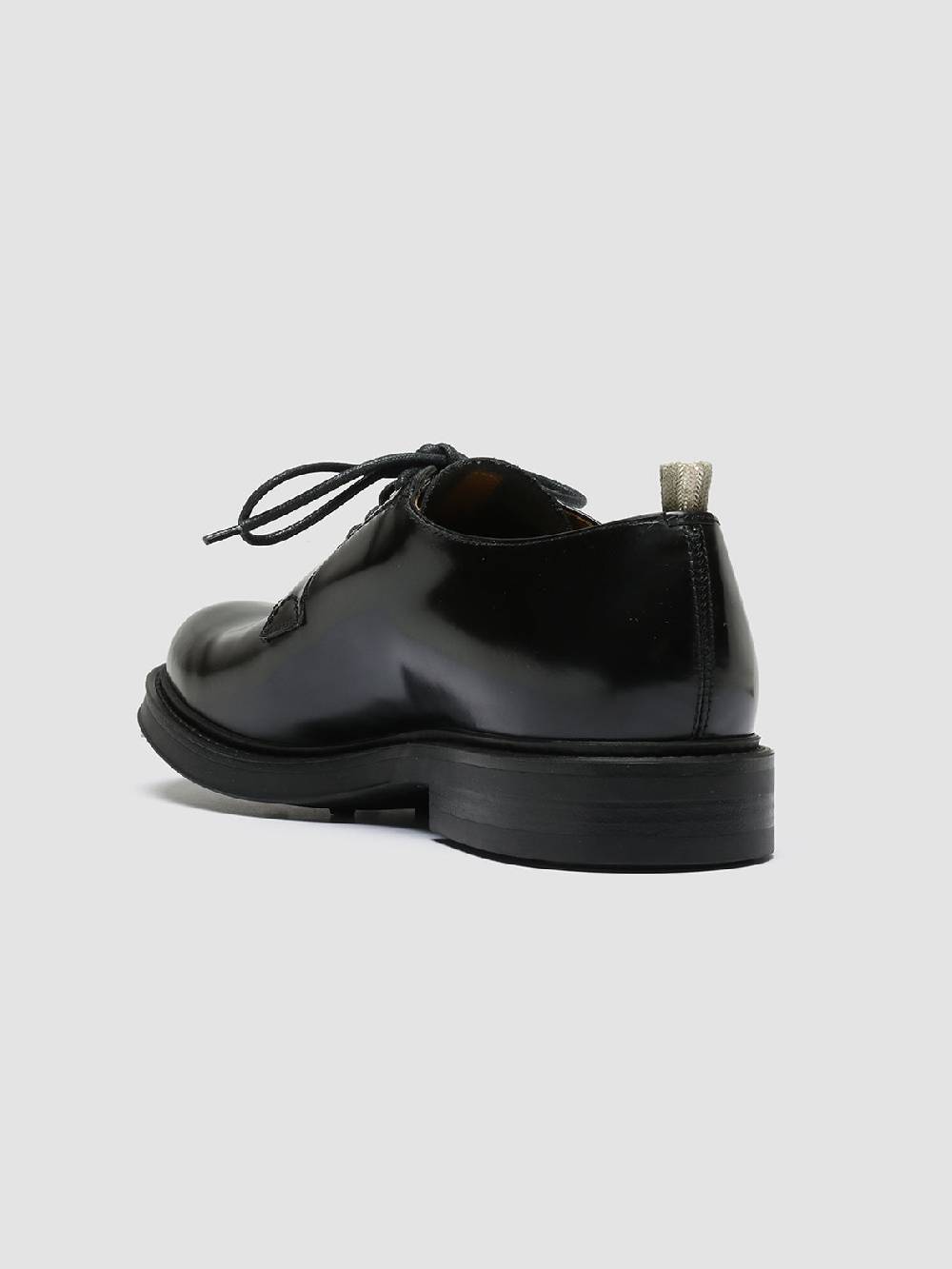 Officine Creative UNIFORM 003 Derby in Pelle Nera Negozi Online