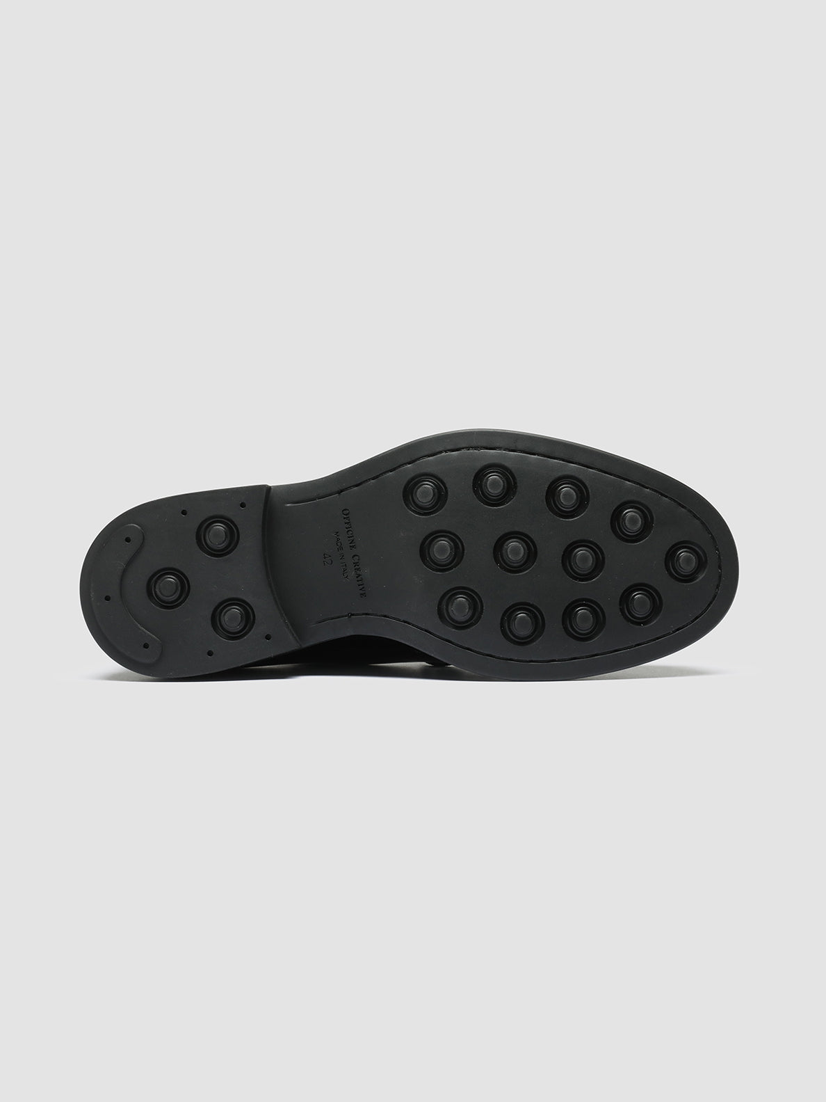 Officine Creative UNIFORM 003 Derby in Pelle Nera Negozi Online