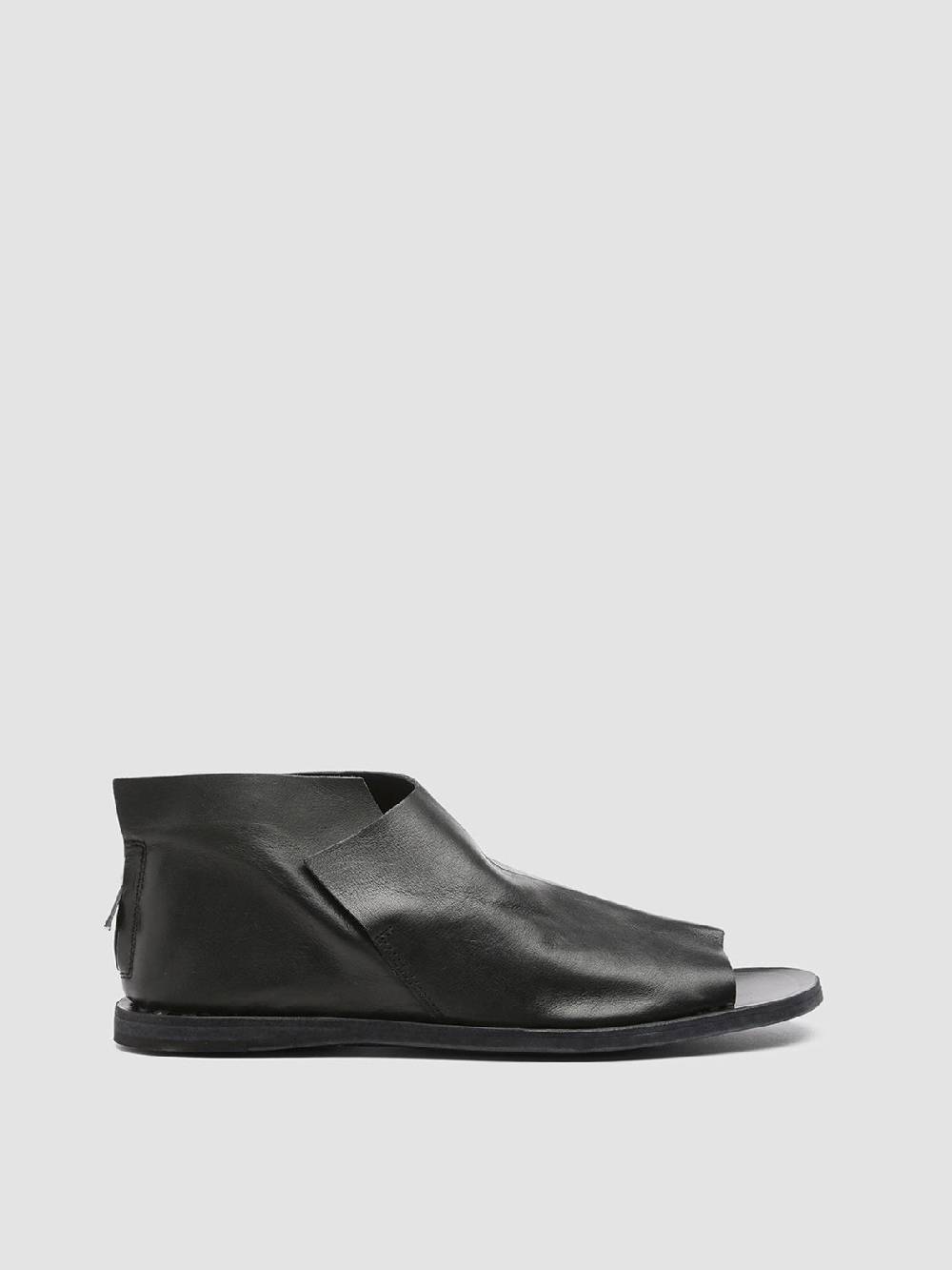 Officine Creative ITACA 005 Sandali in Pelle Nera Acquista Ora