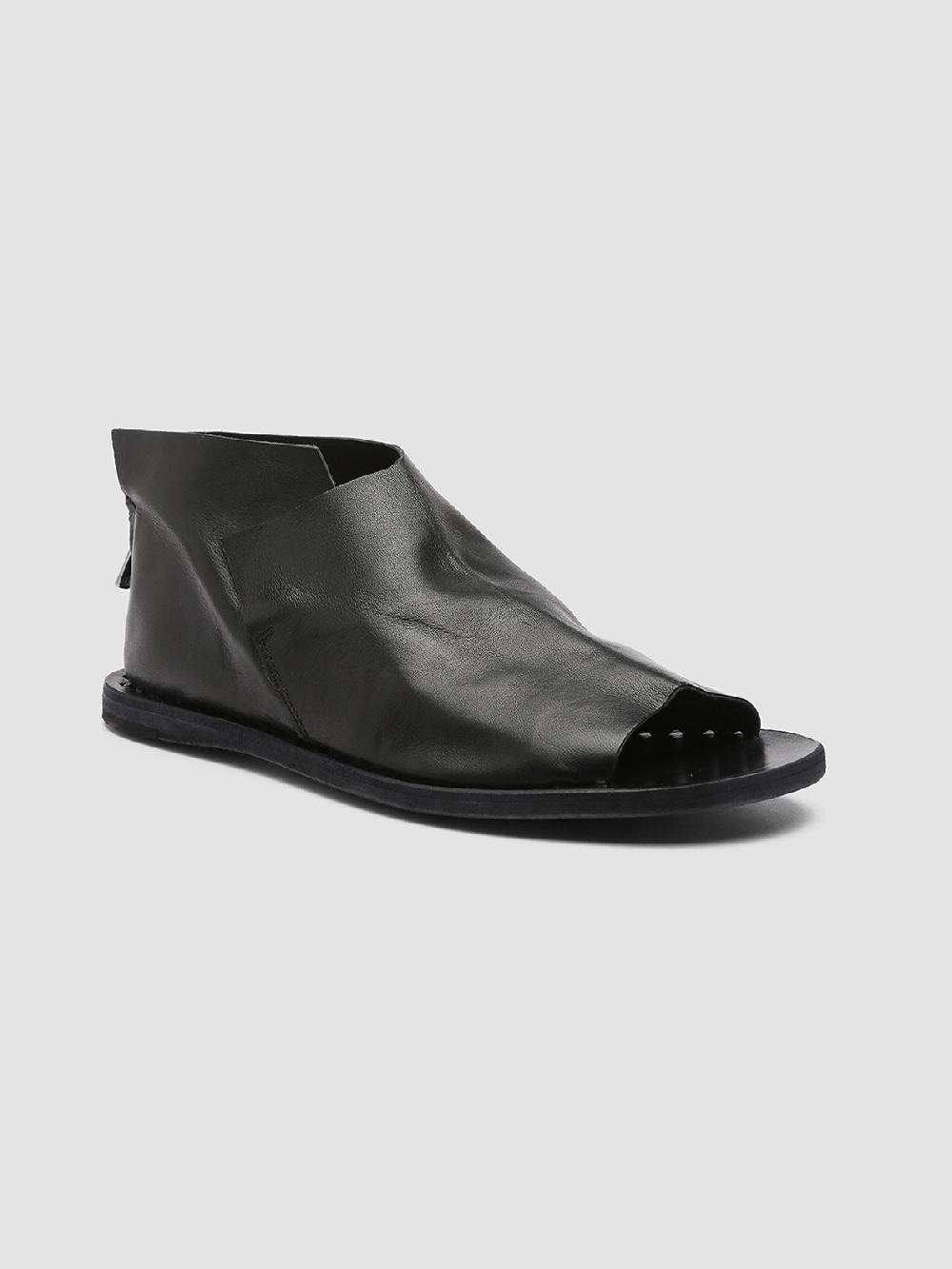 Officine Creative ITACA 005 Sandali in Pelle Nera Acquista Ora