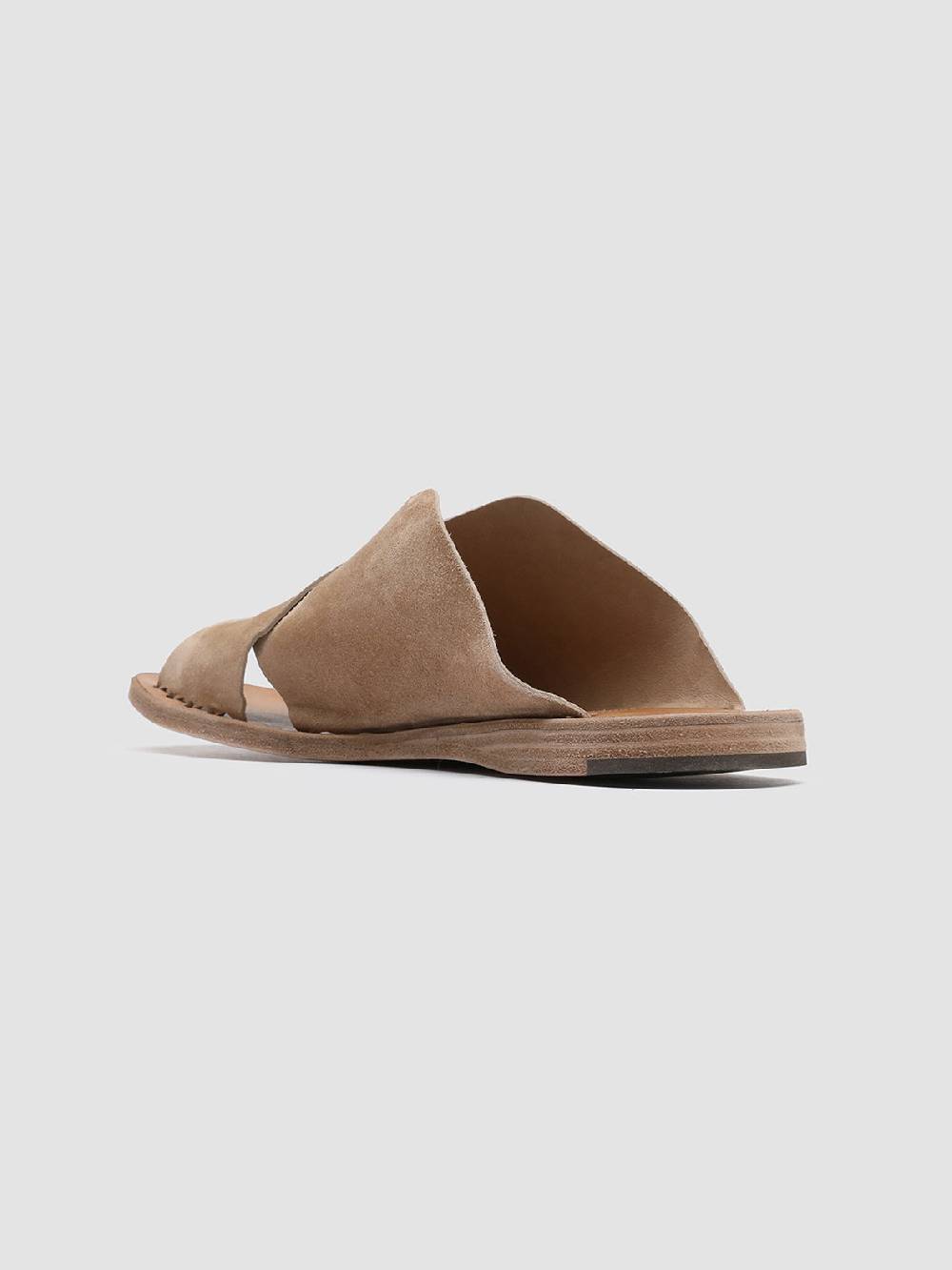 Officine Creative ITACA 019 Sandali in Pelle Scamosciata Marrone Fino Al -60%