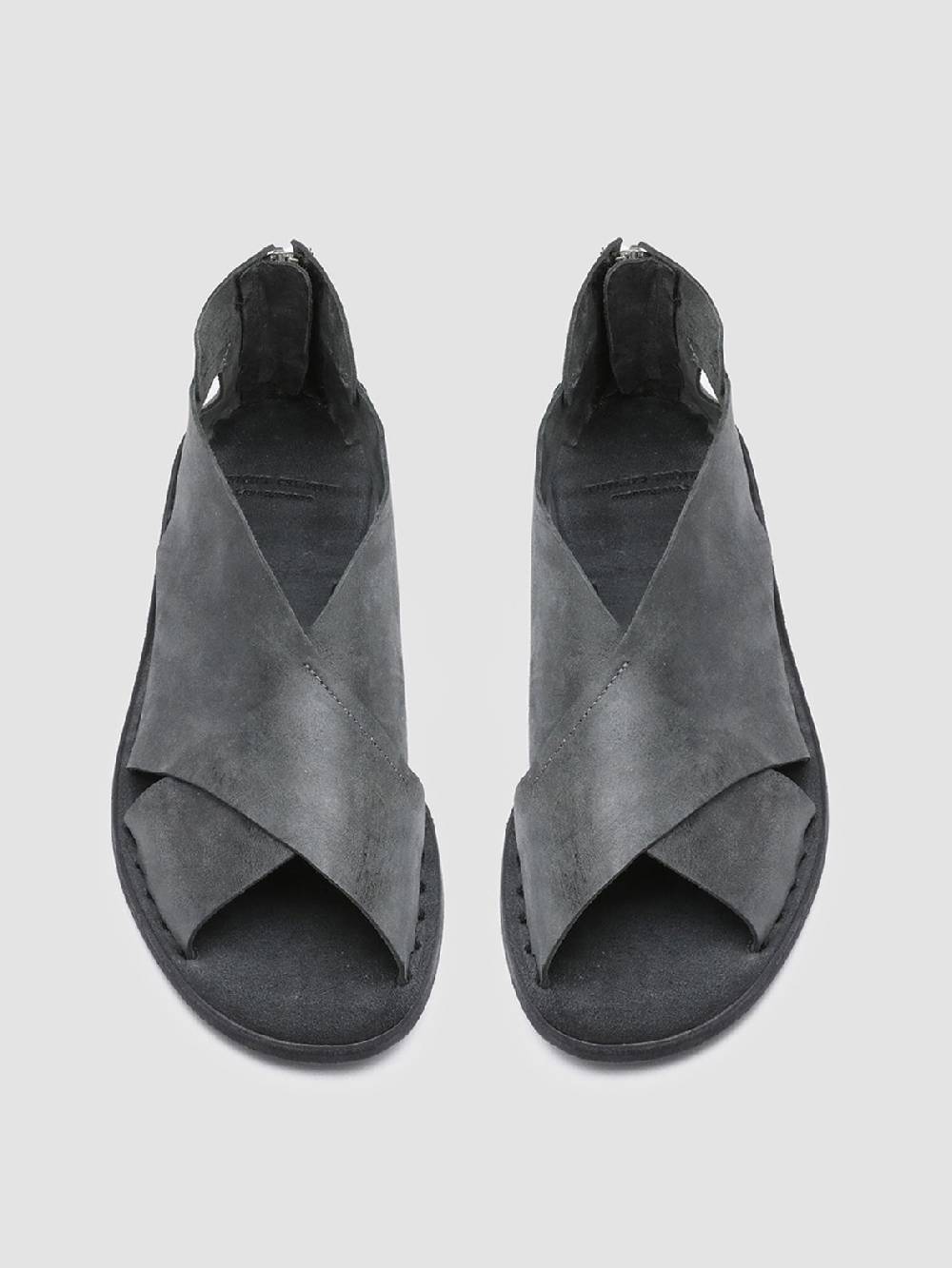 Officine Creative ITACA 026 Sandali in Pelle Nera Prezzo Ridotto