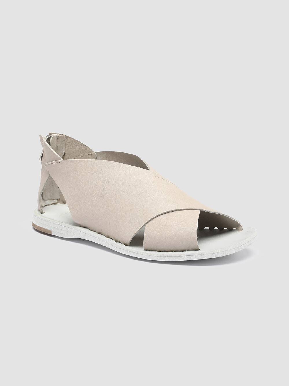 Officine Creative ITACA 026 Sandali in Pelle Bianca Sottocosto