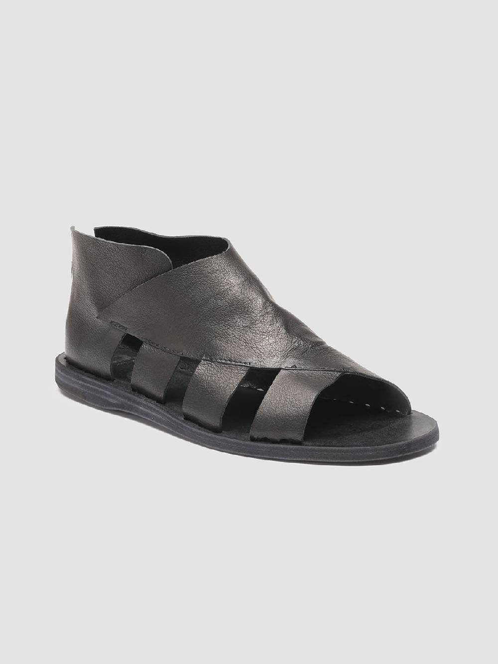 Officine Creative ITACA 032 Sandali in Pelle Nera Convenienza