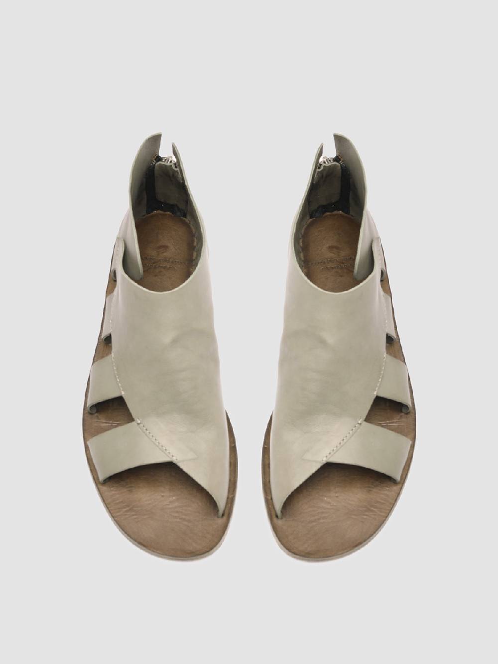 Officine Creative ITACA 032 Sandali in Pelle Grigia Presa