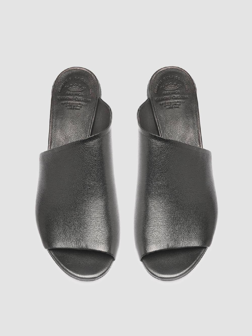 Officine Creative HELYETTE 016 Sabot in Pelle Nera Sconto
