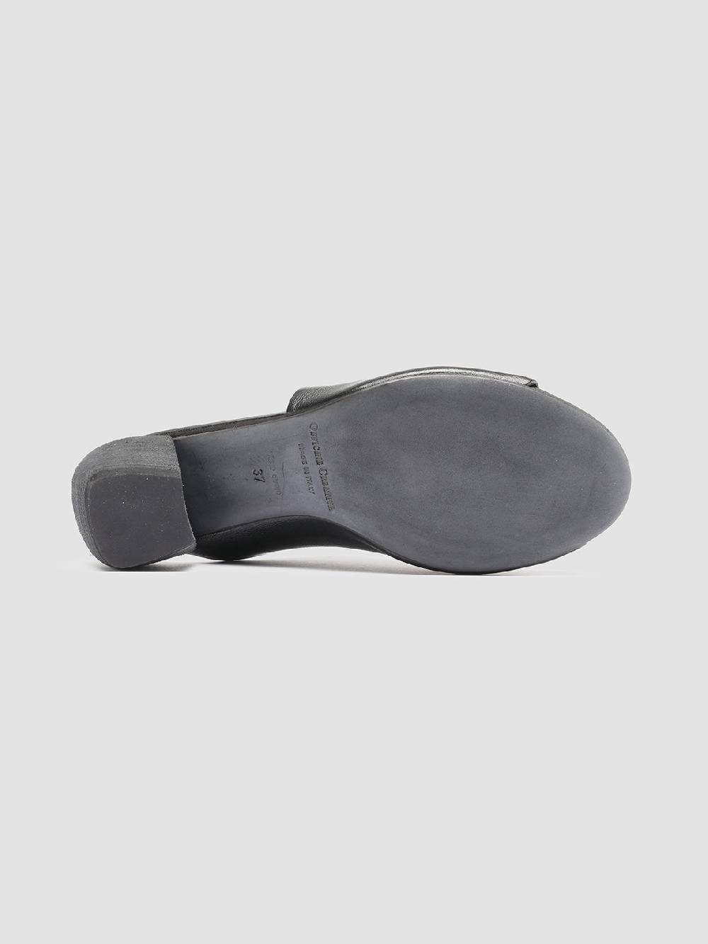 Officine Creative HELYETTE 016 Sabot in Pelle Nera Sconto