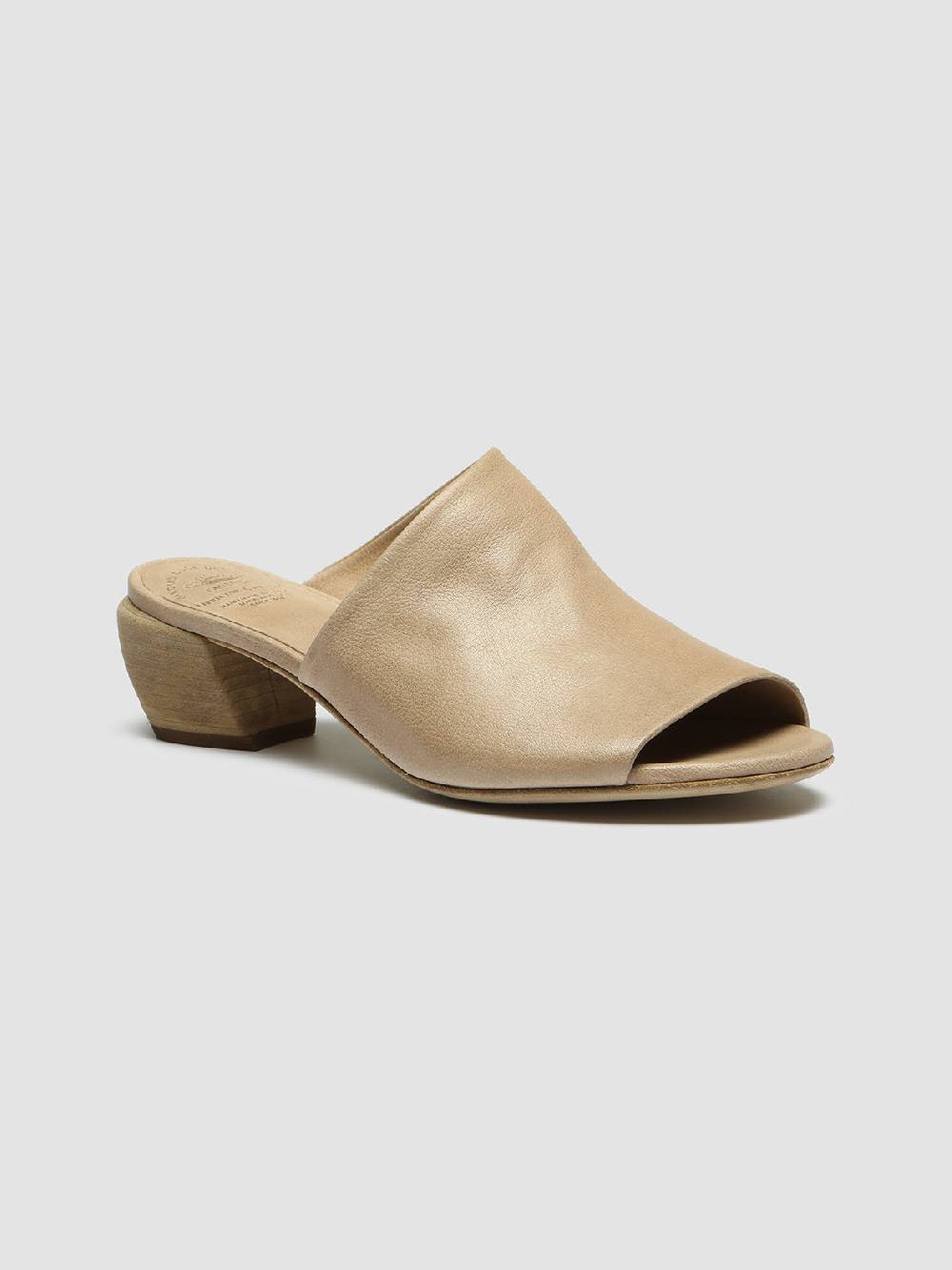 Officine Creative HELYETTE 016 Sabot in Pelle Tortora Offerta
