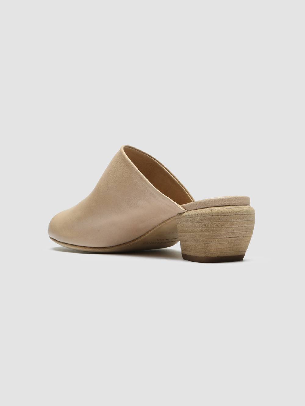 Officine Creative HELYETTE 016 Sabot in Pelle Tortora Offerta