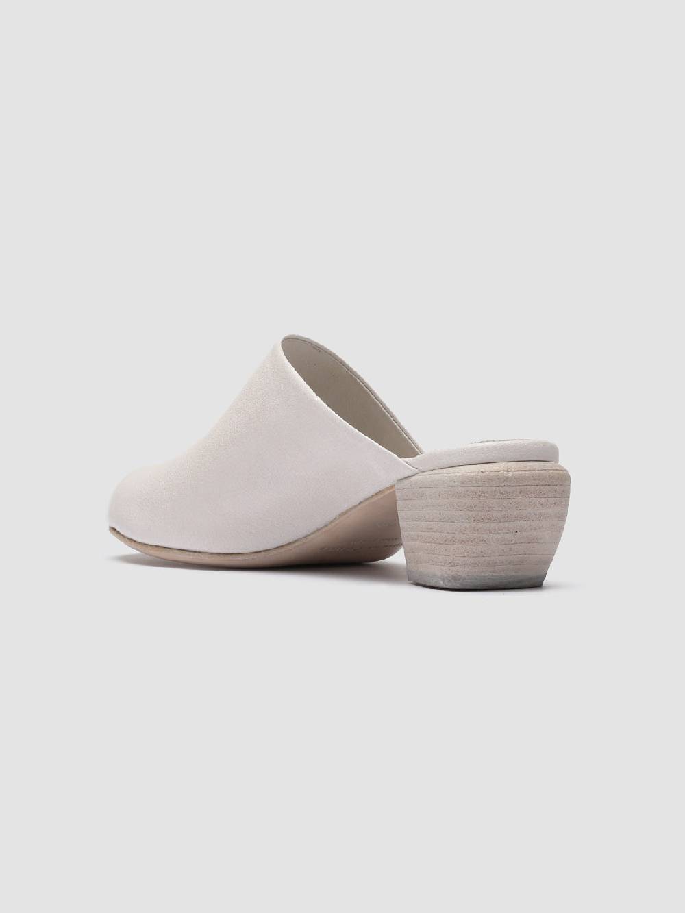 Officine Creative HELYETTE 016 Sabot in Pelle Bianca Economico