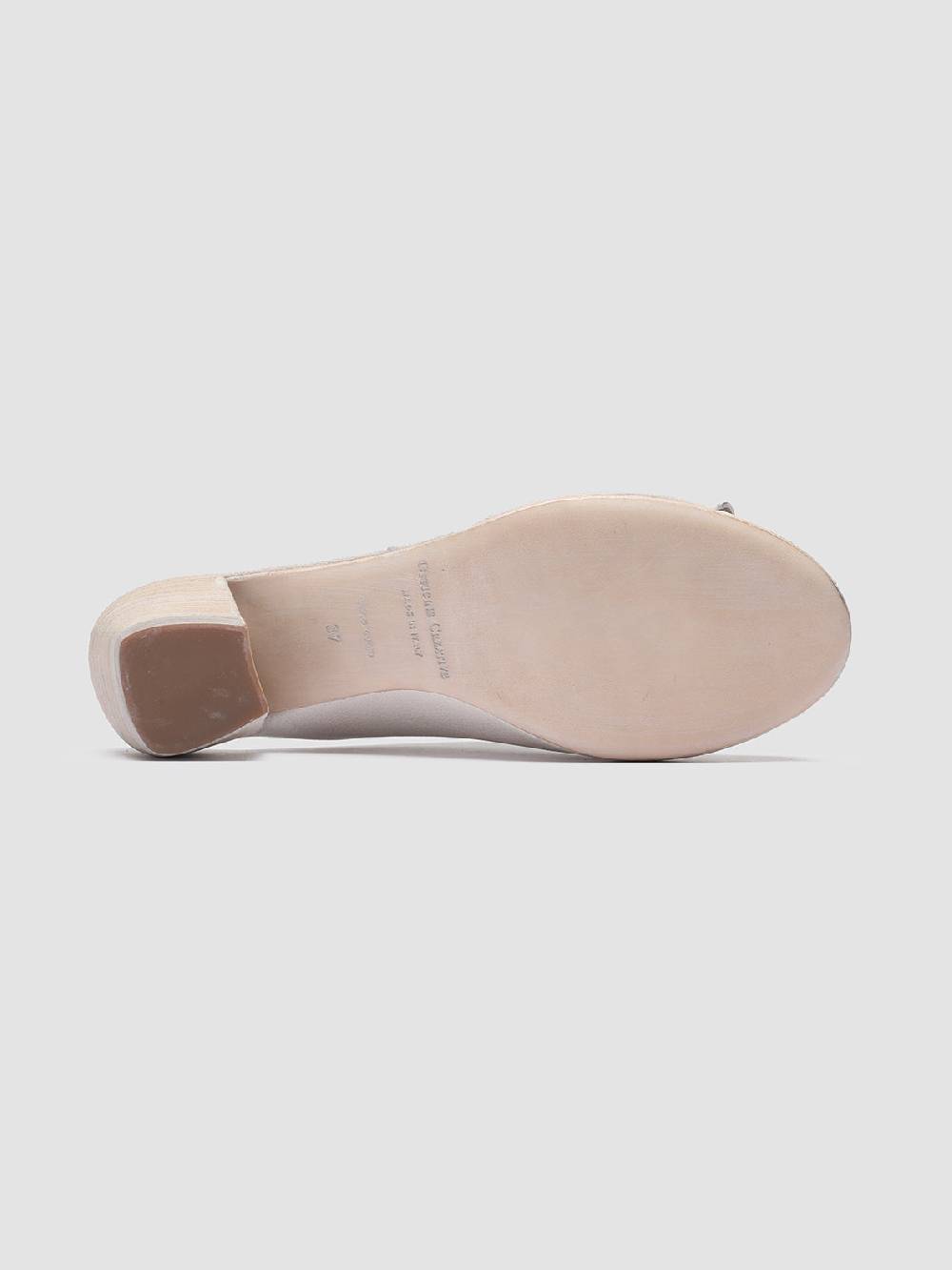 Officine Creative HELYETTE 016 Sabot in Pelle Bianca Economico