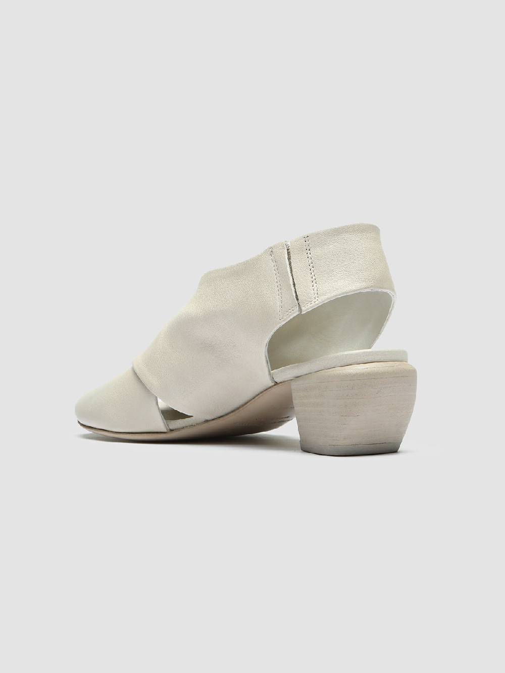 Officine Creative HELYETTE 024 Off White Leather Slide Sandals Online