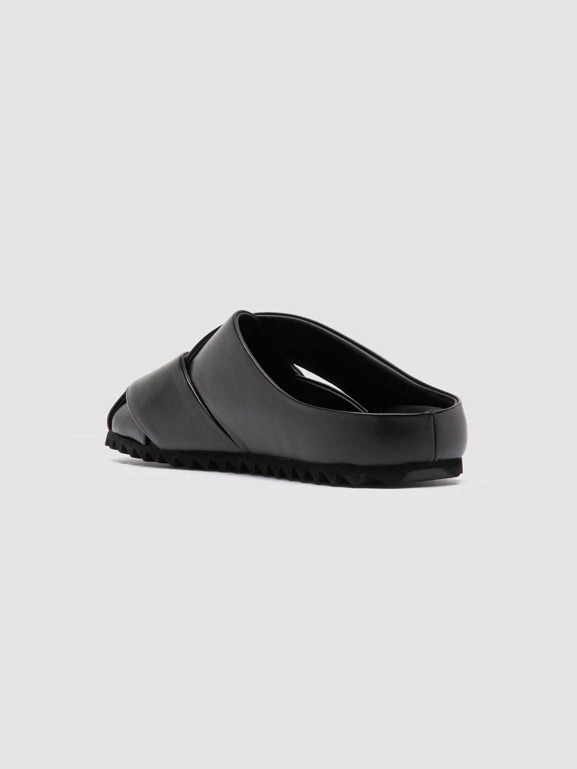 Officine Creative PELAGIE 018 Sandali Sabot in Pelle Nera Outlet
