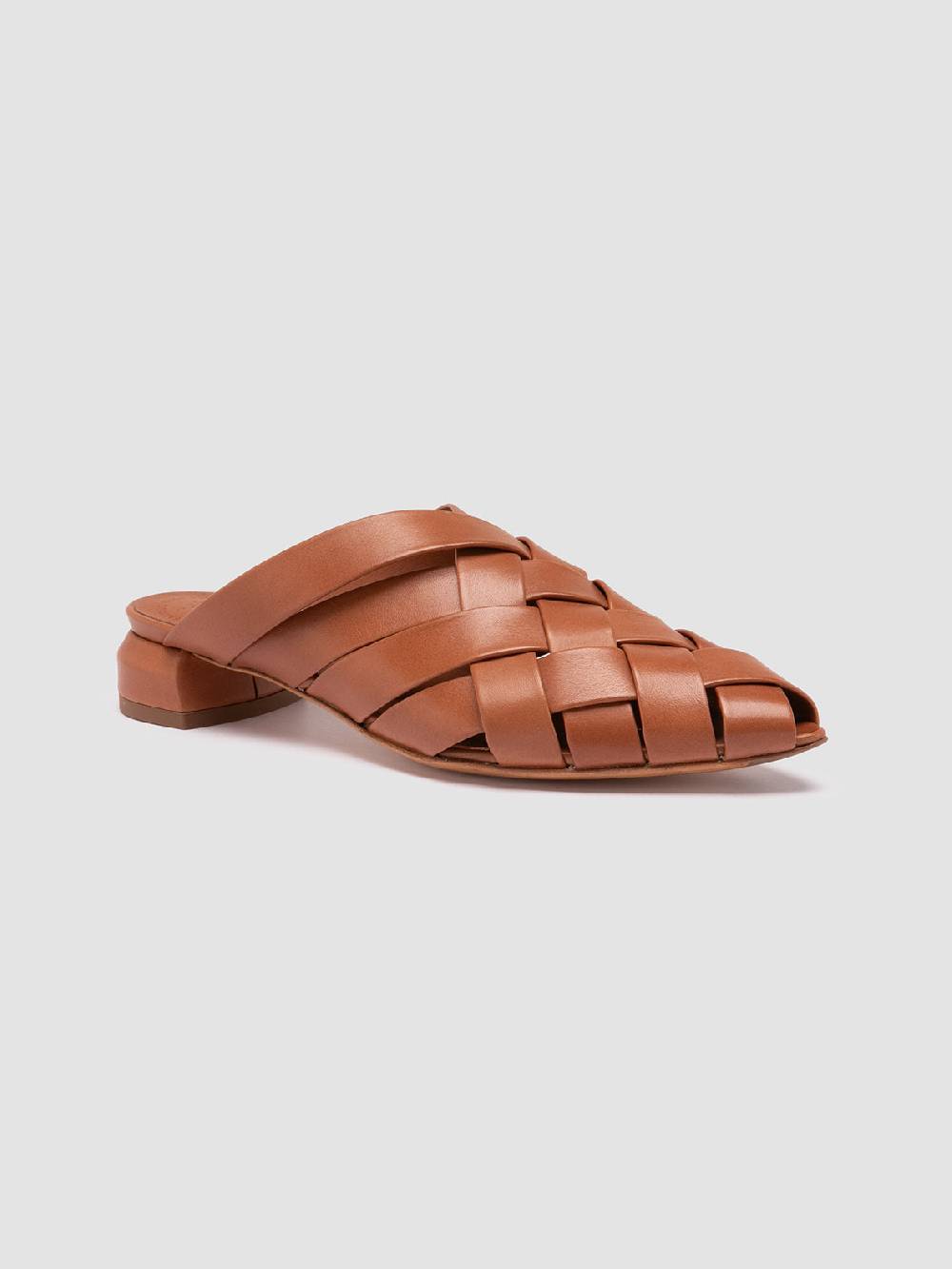 Officine Creative SAGE 105 Sandali Sabot in Pelle Marrone Offerte