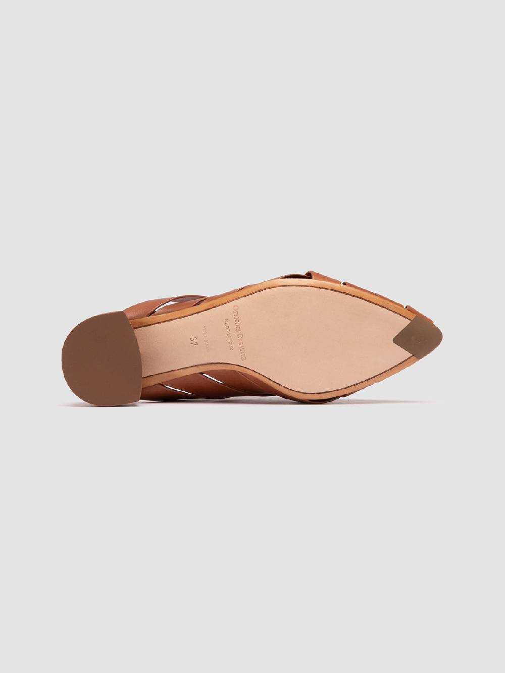 Officine Creative SAGE 105 Sandali Sabot in Pelle Marrone Offerte