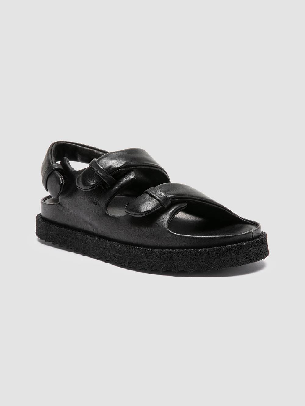 Officine Creative SANDS 102 Sandali Sling Back in Pelle Nera Hotsell