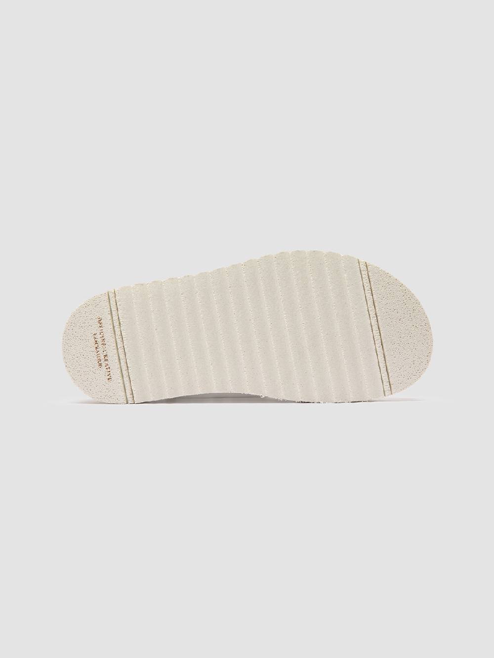 Officine Creative SANDS 103 Sandali Slide in Pelle Bianca Vendita Calda
