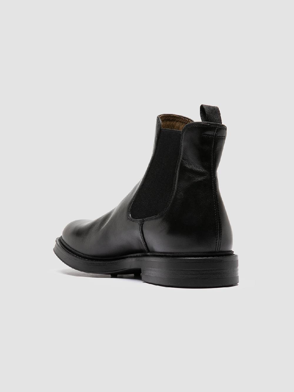 Officine Creative UNIFORM 005 Stivaletti Chelsea in Pelle Nera Negozio