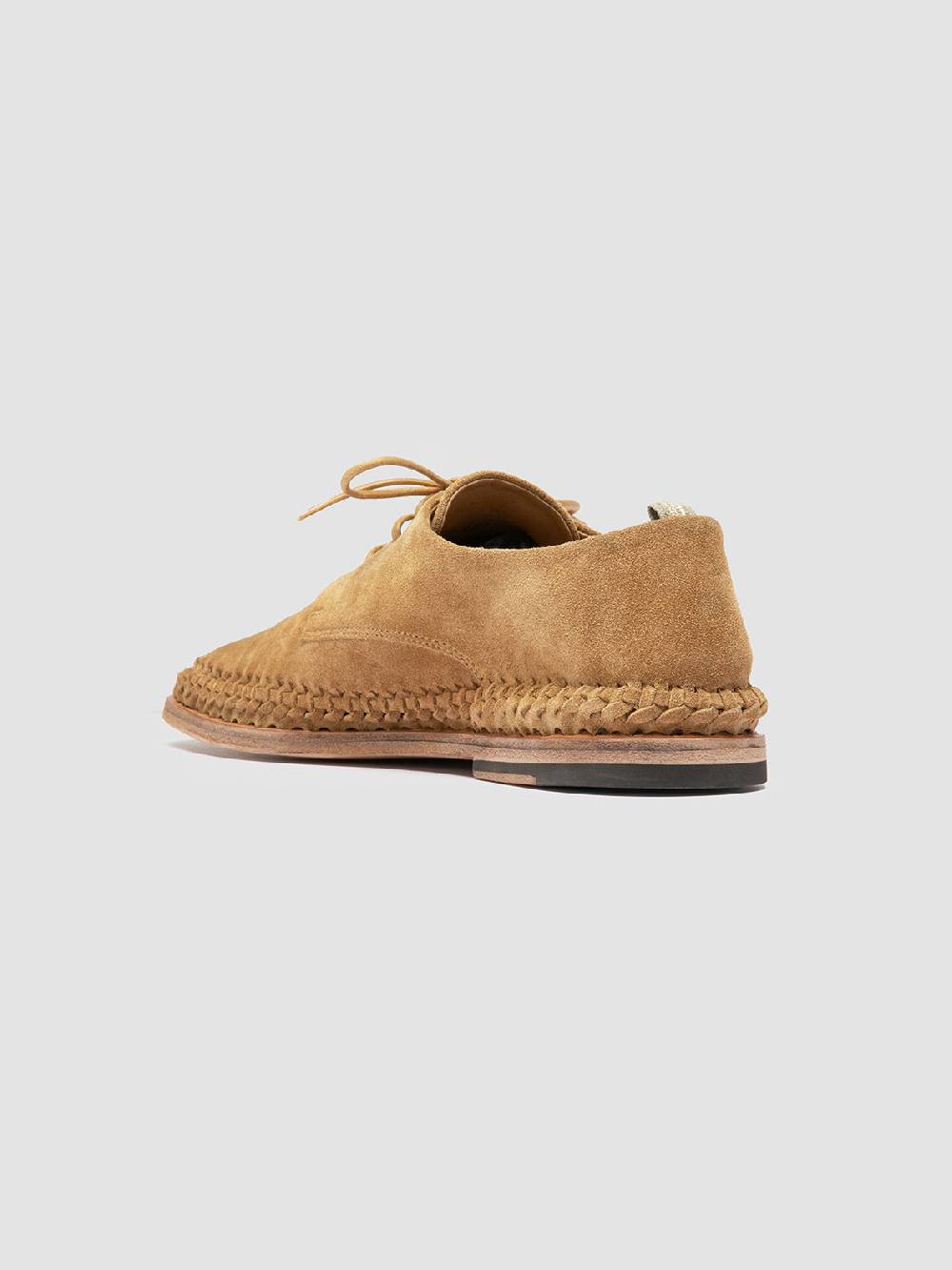 Officine Creative MILES 001 Brown suede derby shoes In Saldo