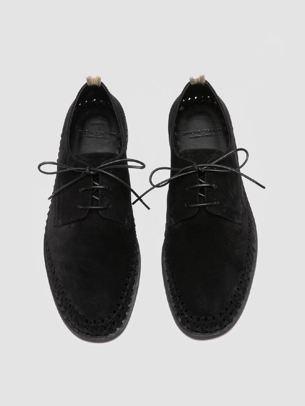 Officine Creative MILES 001 Black Suede derby shoes Italia