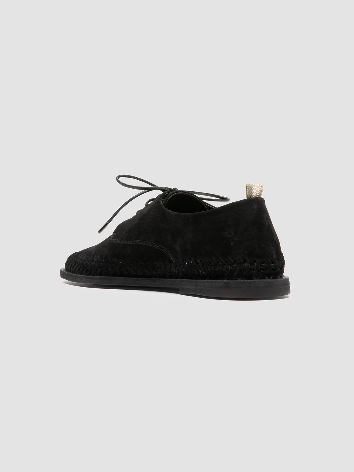 Officine Creative MILES 001 Black Suede derby shoes Italia