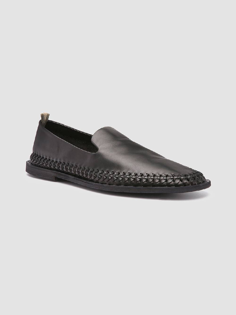 Officine Creative MILES 002 Mocassini in Nappa Nera Moda