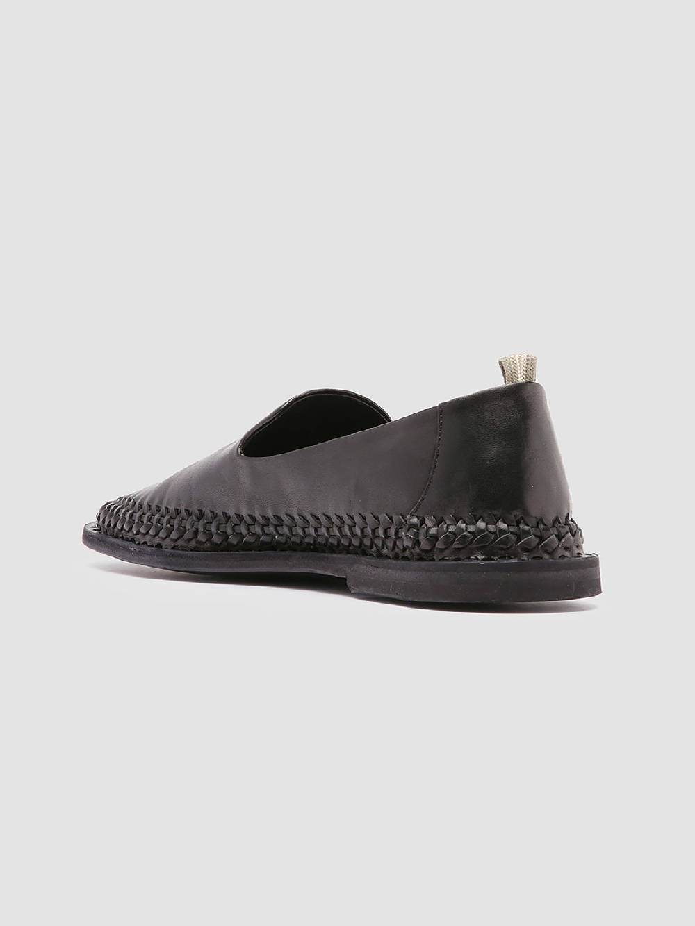 Officine Creative MILES 002 Mocassini in Nappa Nera Moda