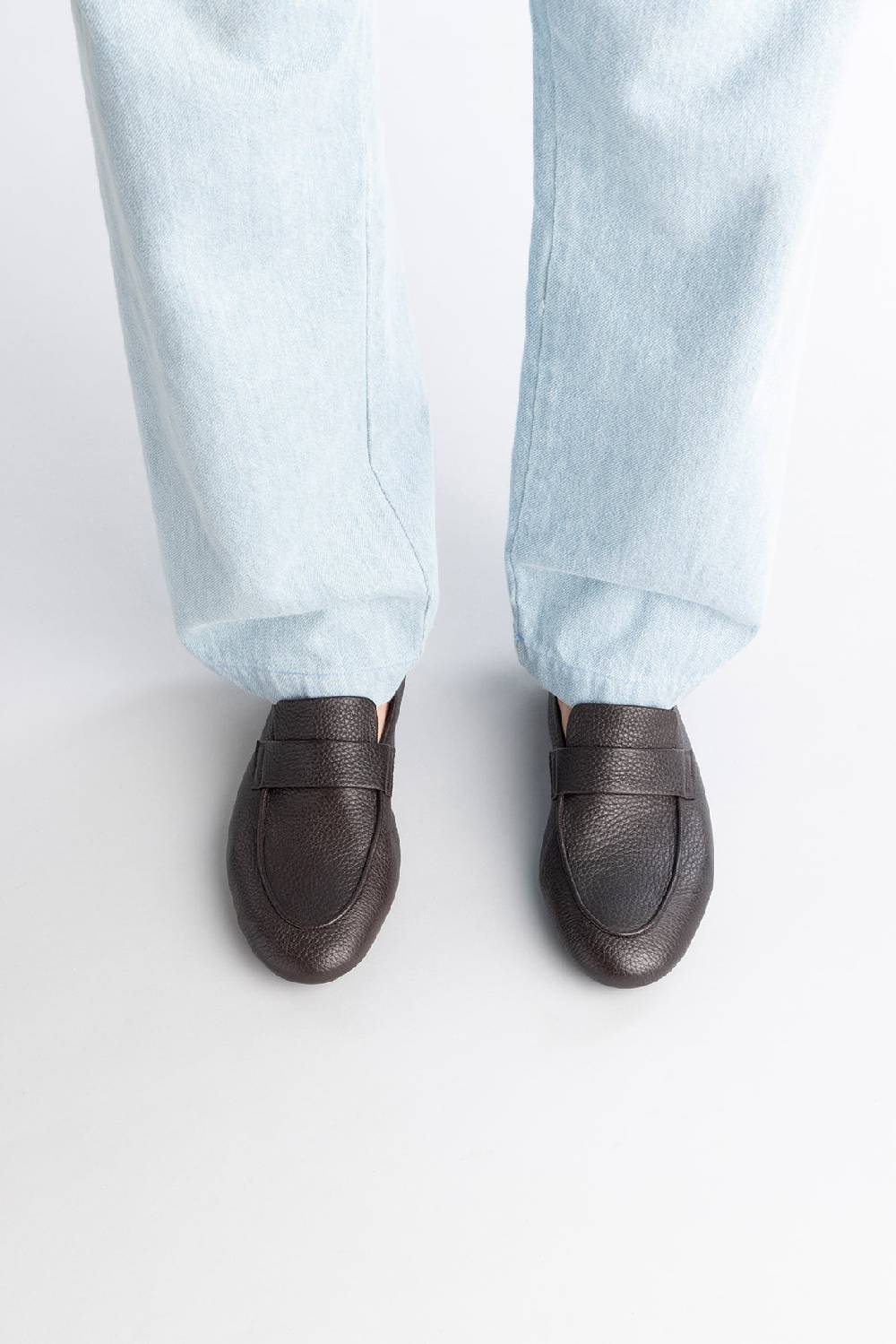 Officine Creative C-SIDE 001 Mocassini in Pelle Scamosciata Grigia Nuovo