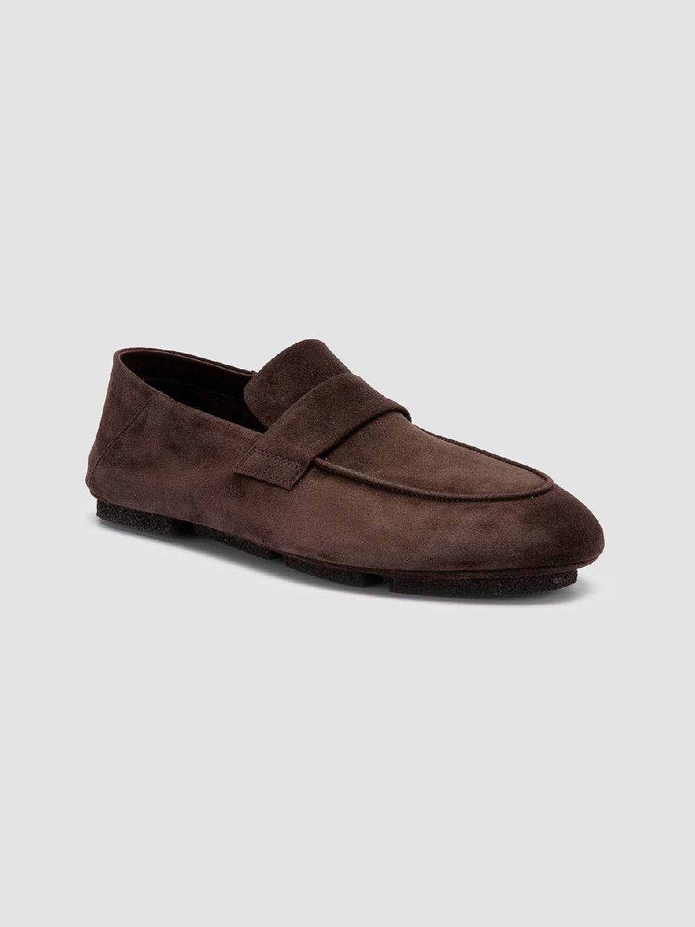 Officine Creative C-SIDE 001 Mocassini in Pelle Scamosciata Marrone Promozione