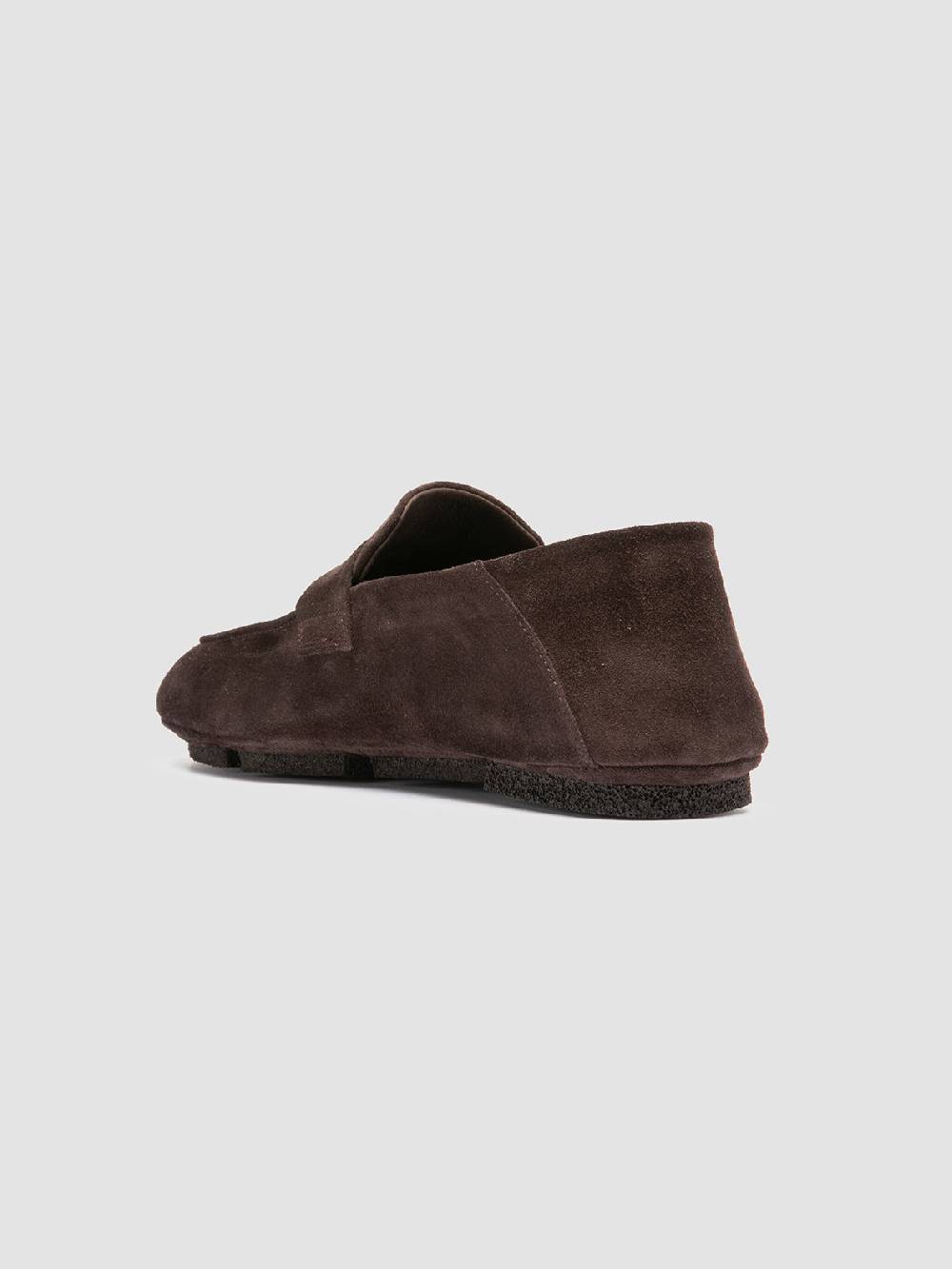 Officine Creative C-SIDE 001 Mocassini in Pelle Scamosciata Marrone Promozione