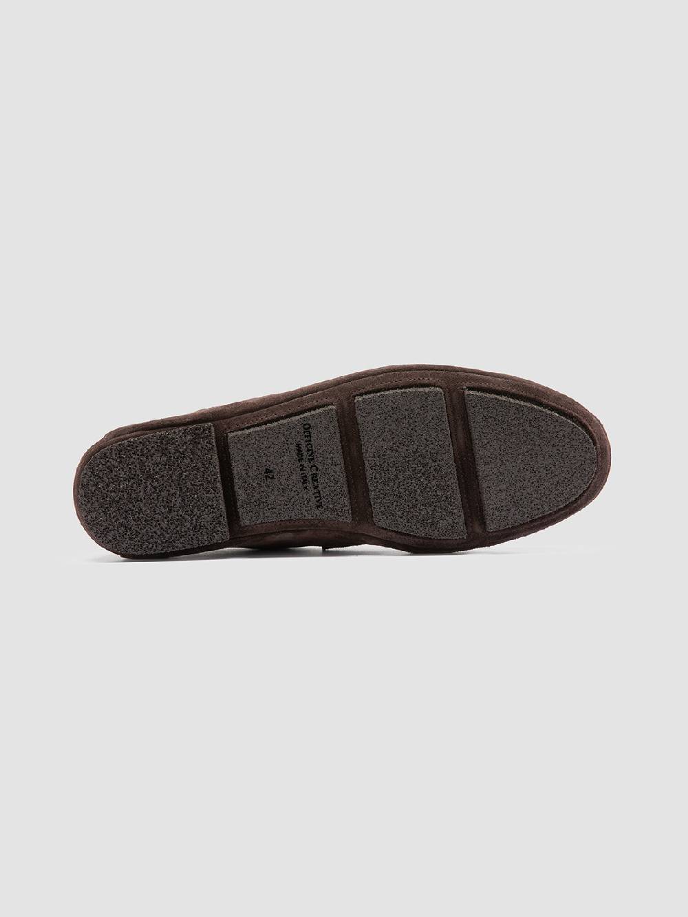 Officine Creative C-SIDE 001 Mocassini in Pelle Scamosciata Marrone Promozione