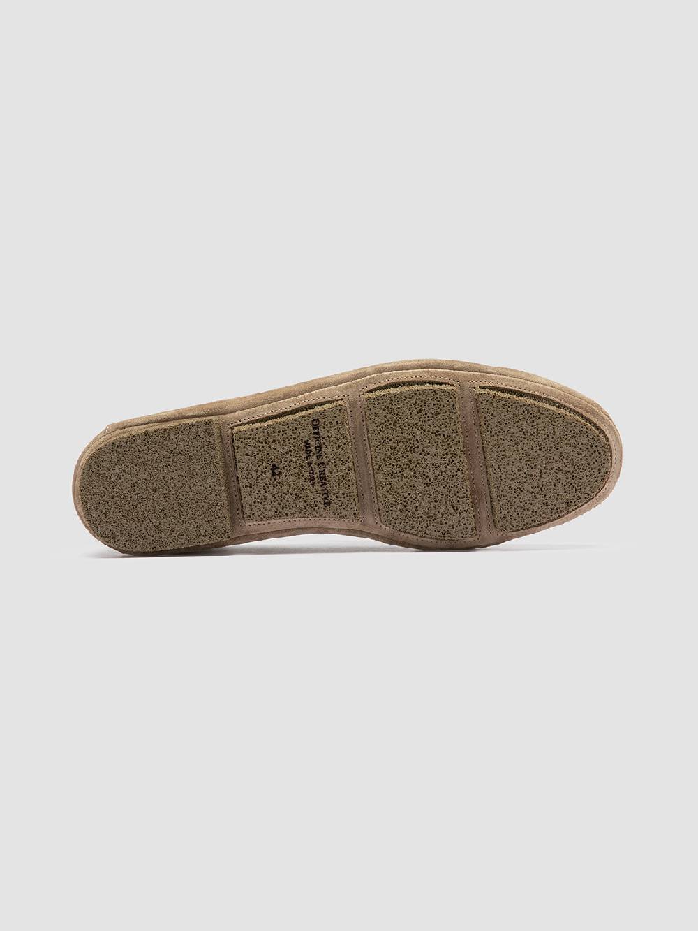 Officine Creative C-SIDE 001 Mocassini in Pelle Scamosciata Tortora Spedizione Gratuita