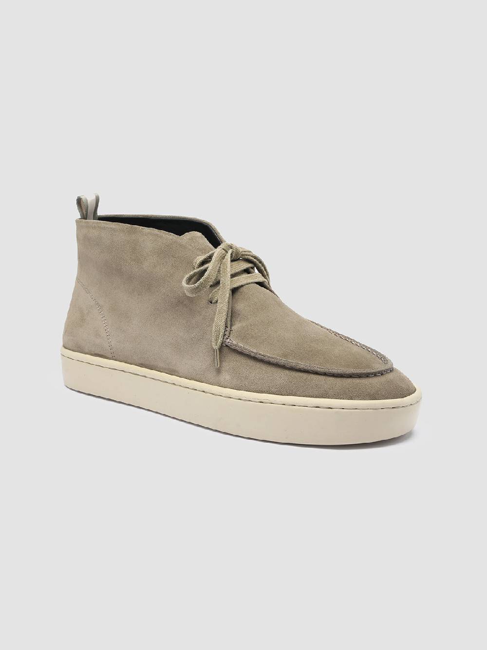 Officine Creative BUG 002 Stivali Chukka in Pelle Scamosciata Verde Vendite stagionali
