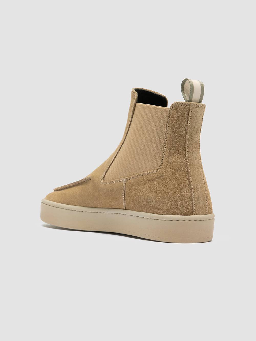 Officine Creative BUG 003 Stivaletti Chelsea in Pelle Scamosciata Marrone Promozione Limitata