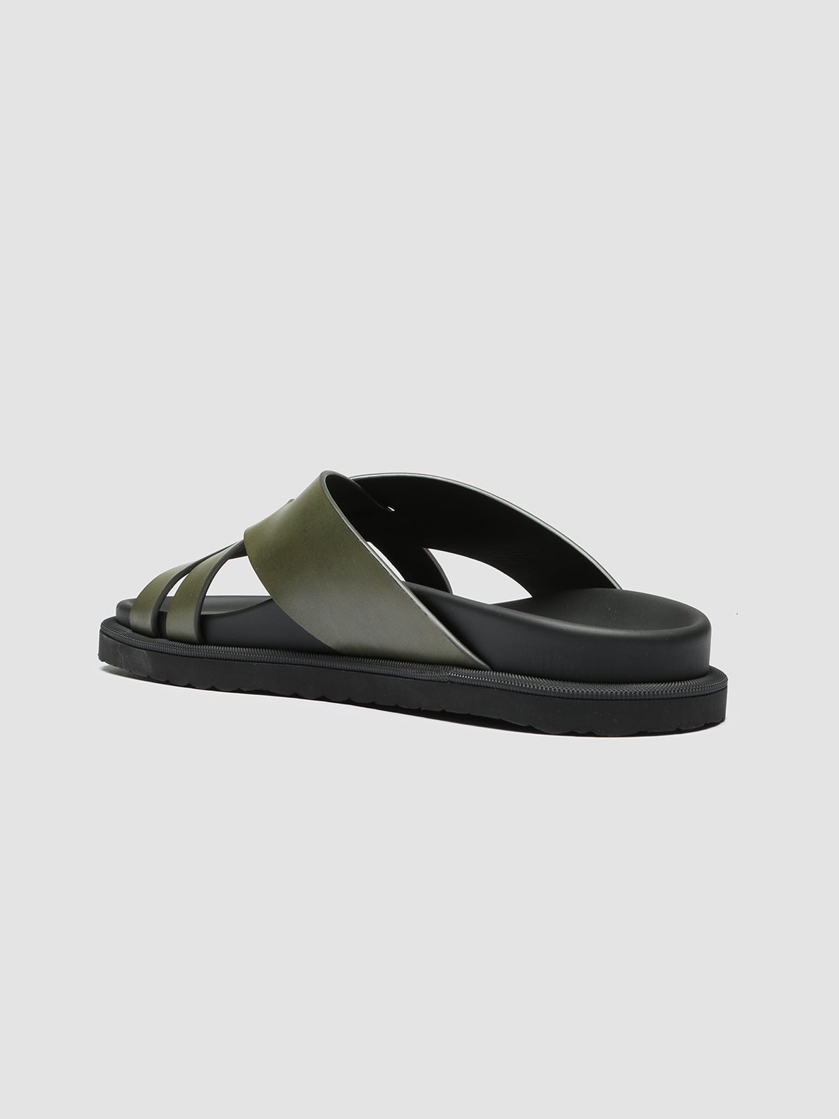 Officine Creative CHARRAT 003 Sandali in Pelle Verde Shopping Online