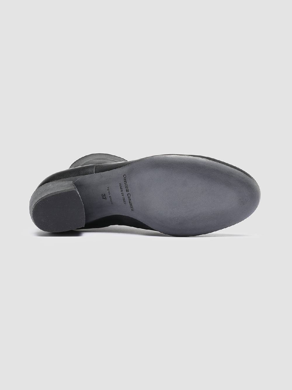 Officine Creative BONNIE 001 Stivaletti in Pelle Nera Prezzo Ridotto