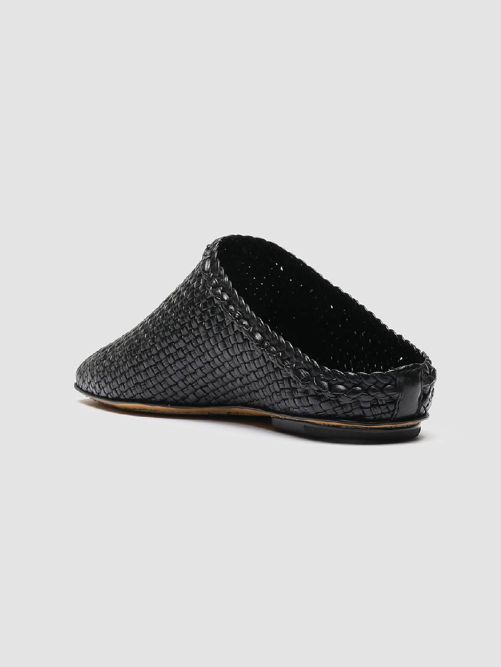 Officine Creative FLOW 001 Sabot in Pelle Nera Convenienza