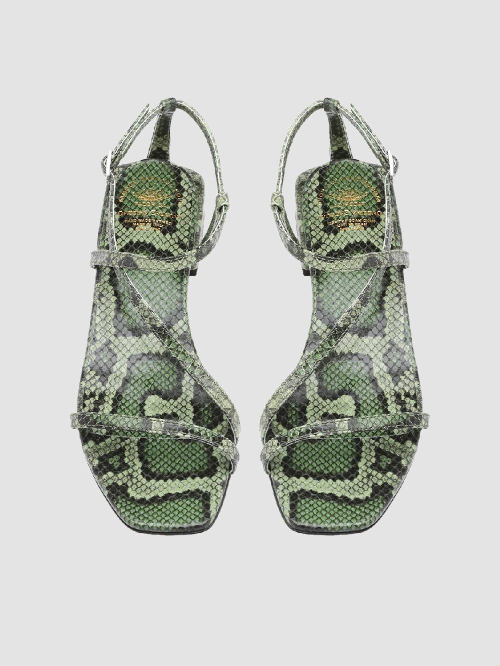 Officine Creative GILLIAN 004 Sandali in Pelle Verde Presa