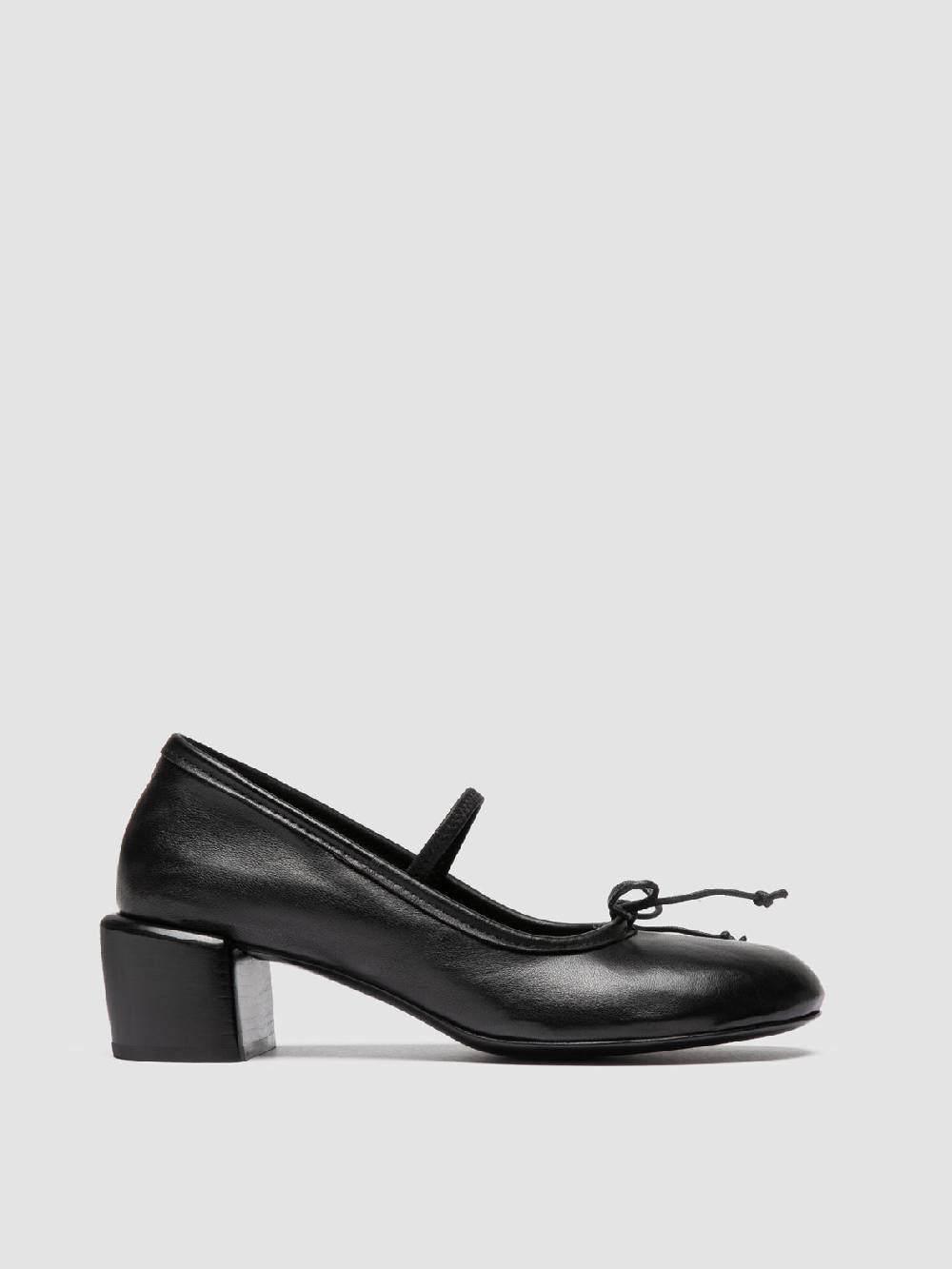 Officine Creative FLORE 001 Ballerine in Pelle Nera Online