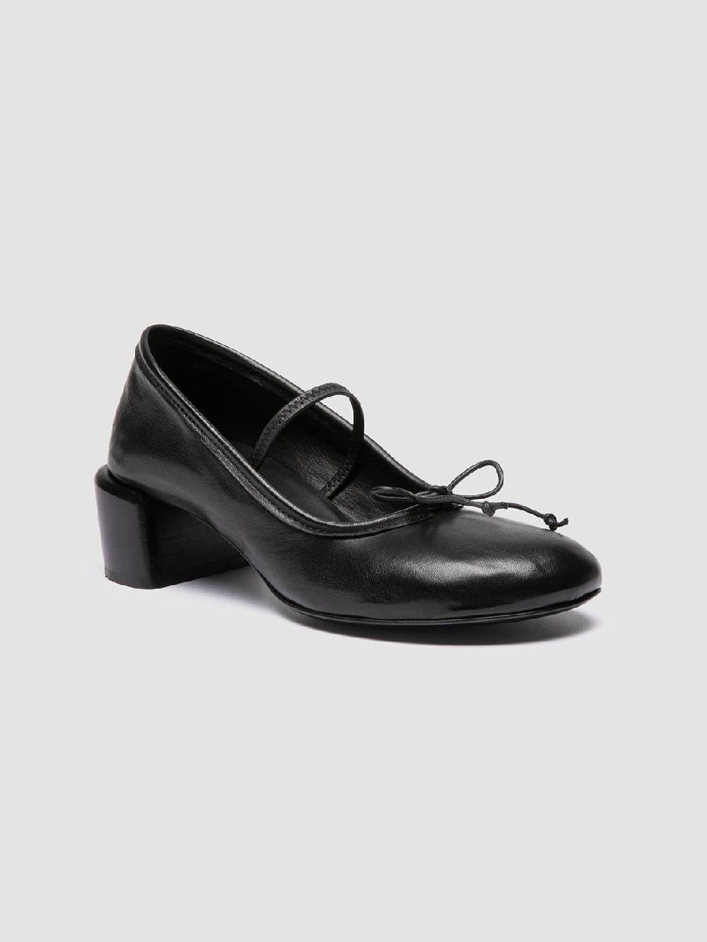 Officine Creative FLORE 001 Ballerine in Pelle Nera Online