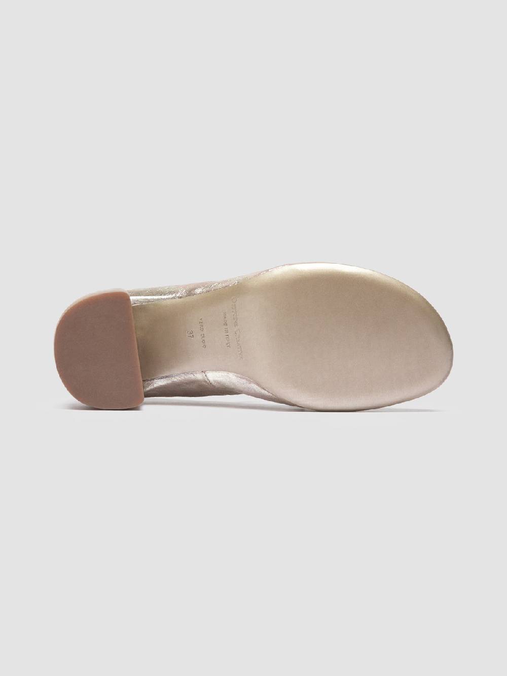 Officine Creative FLORE 001 Ballerine in Pelle Metallizzata Outlet