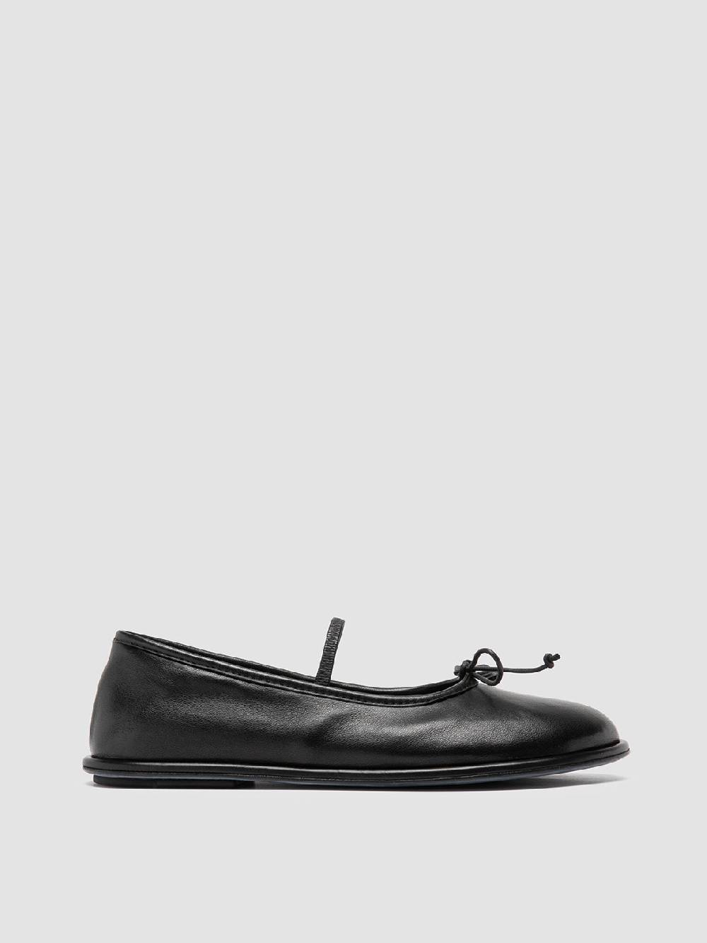 Officine Creative FONTAYNE 001 Ballerine in Pelle Nera In Vendita