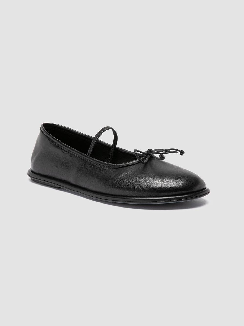 Officine Creative FONTAYNE 001 Ballerine in Pelle Nera In Vendita