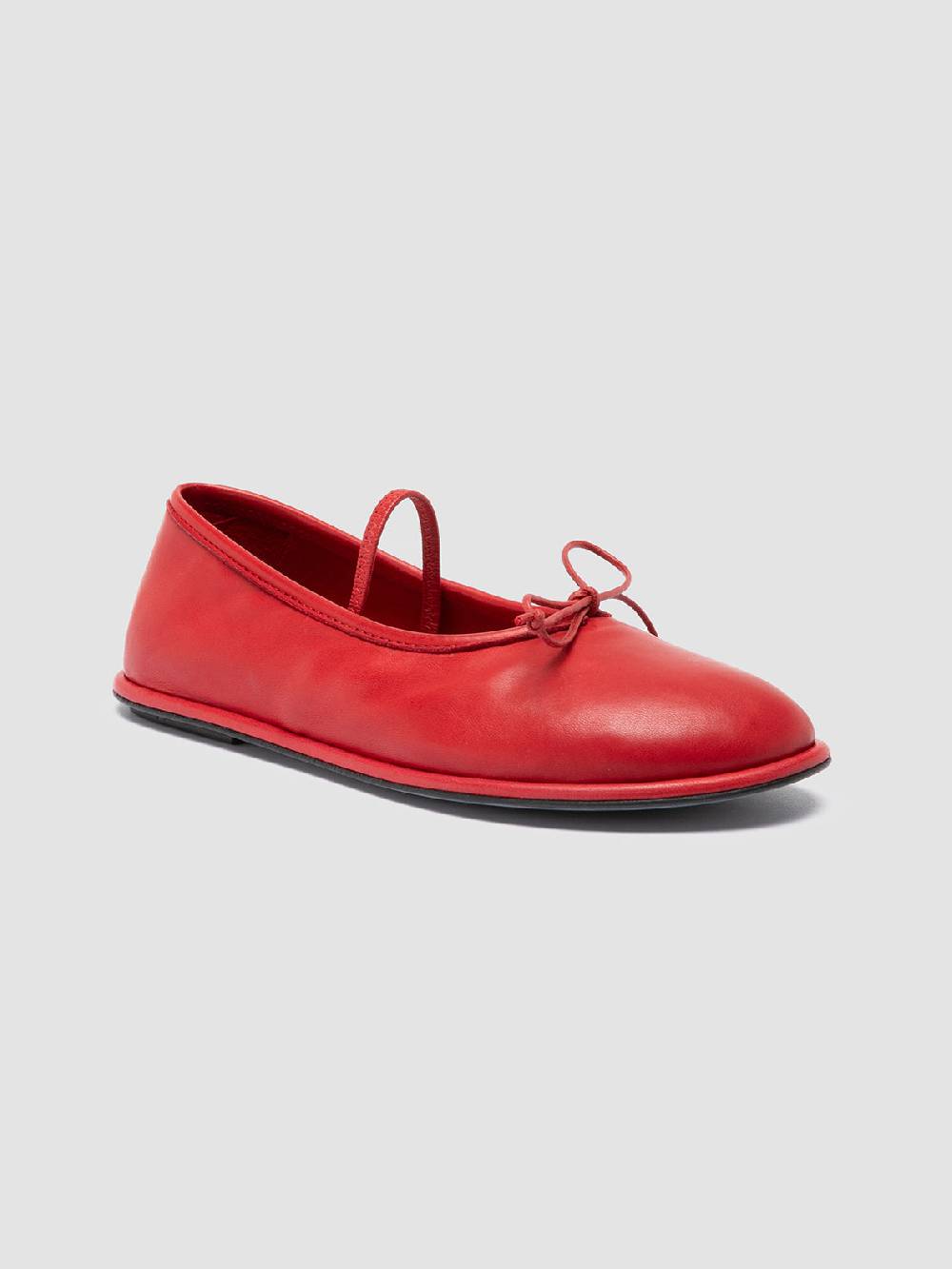 Officine Creative FONTAYNE 001 Ballerine in Pelle Rossa Saldi